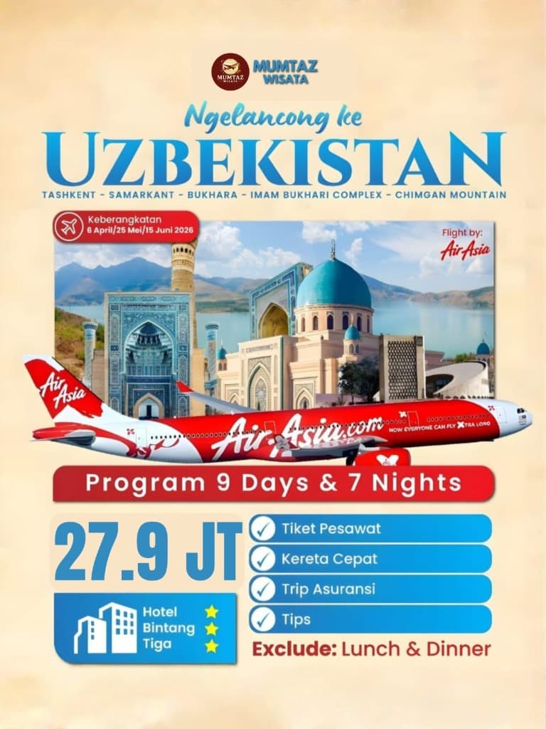 NGELANCONG KE UZBEKISTAN