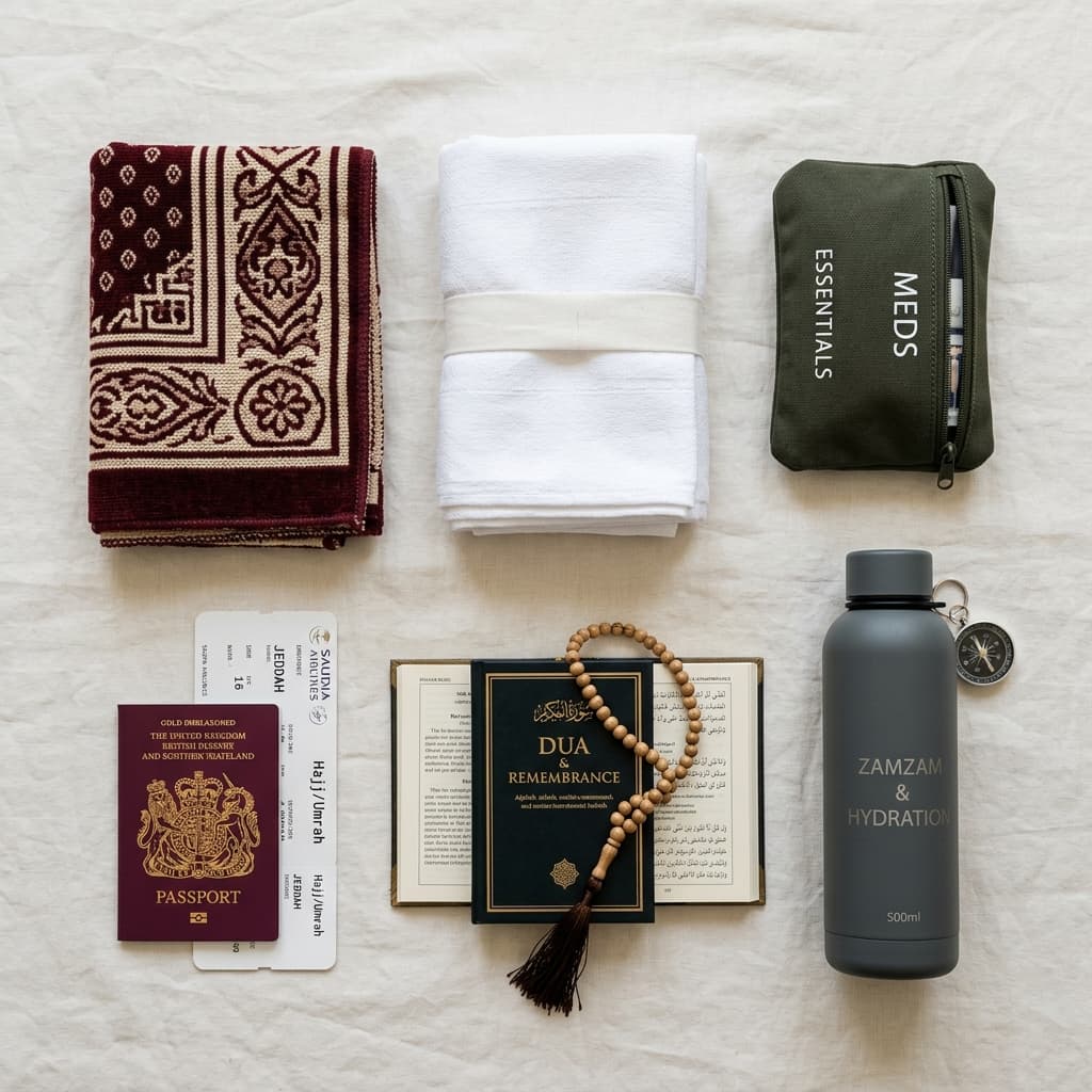 Tas travel dan perlengkapan penting untuk ibadah Umroh