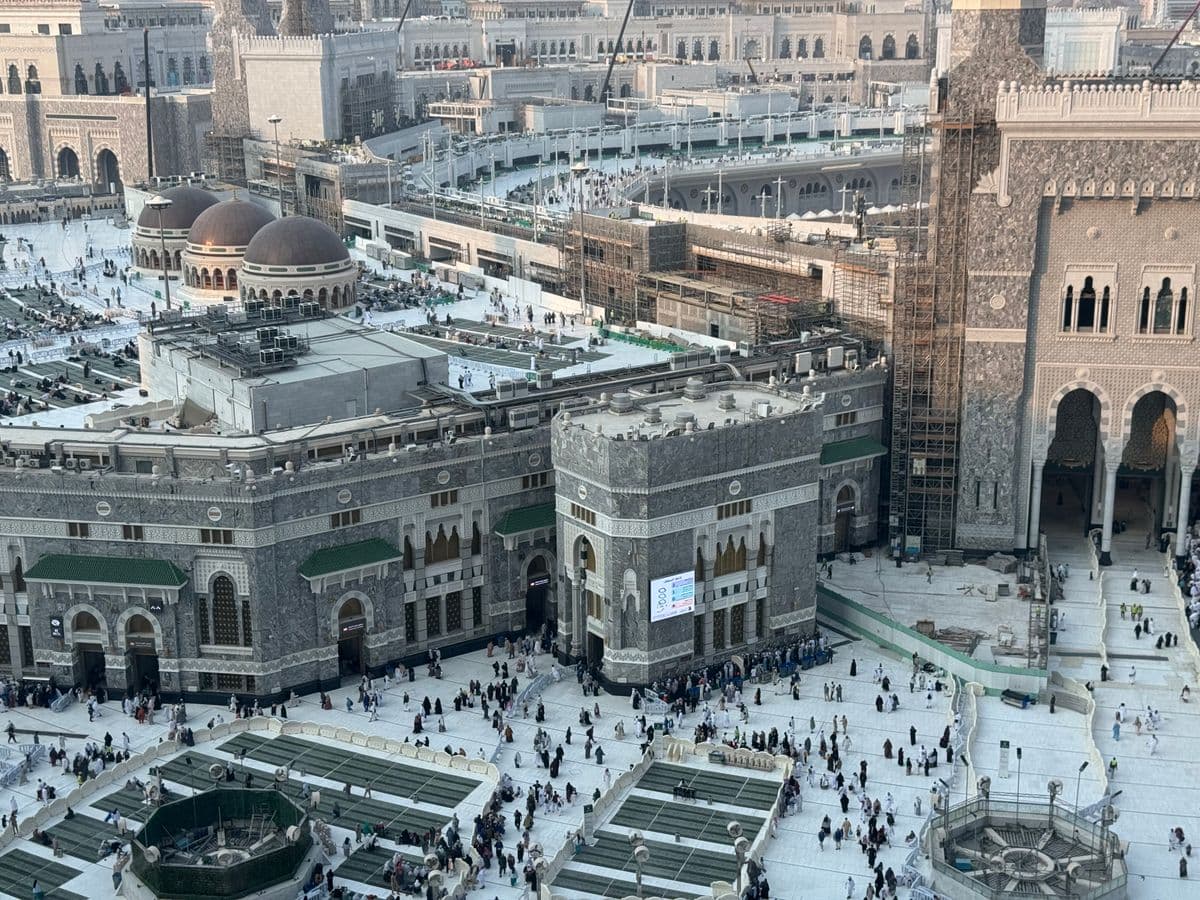 Pelataran dan kemegahan arsitektur Masjidil Haram Makkah Al-Mukarramah