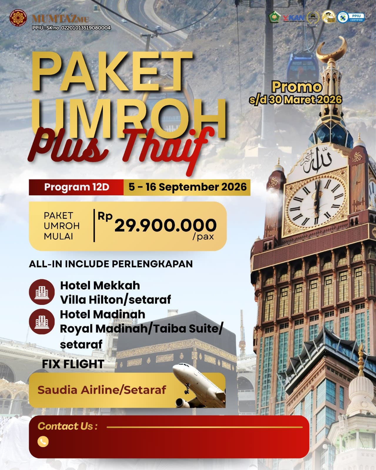Umroh Plus Thaif