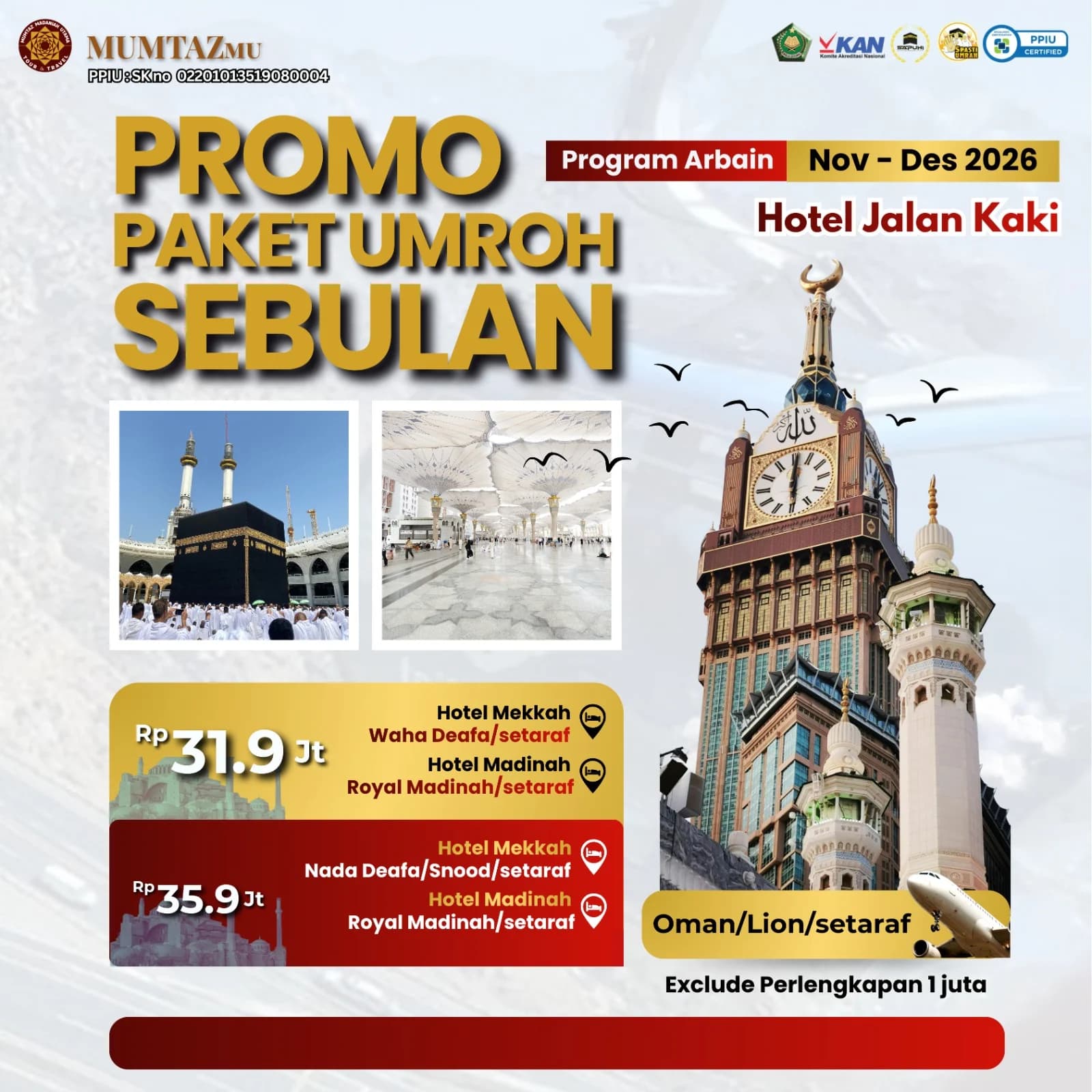 Umroh Sebulan