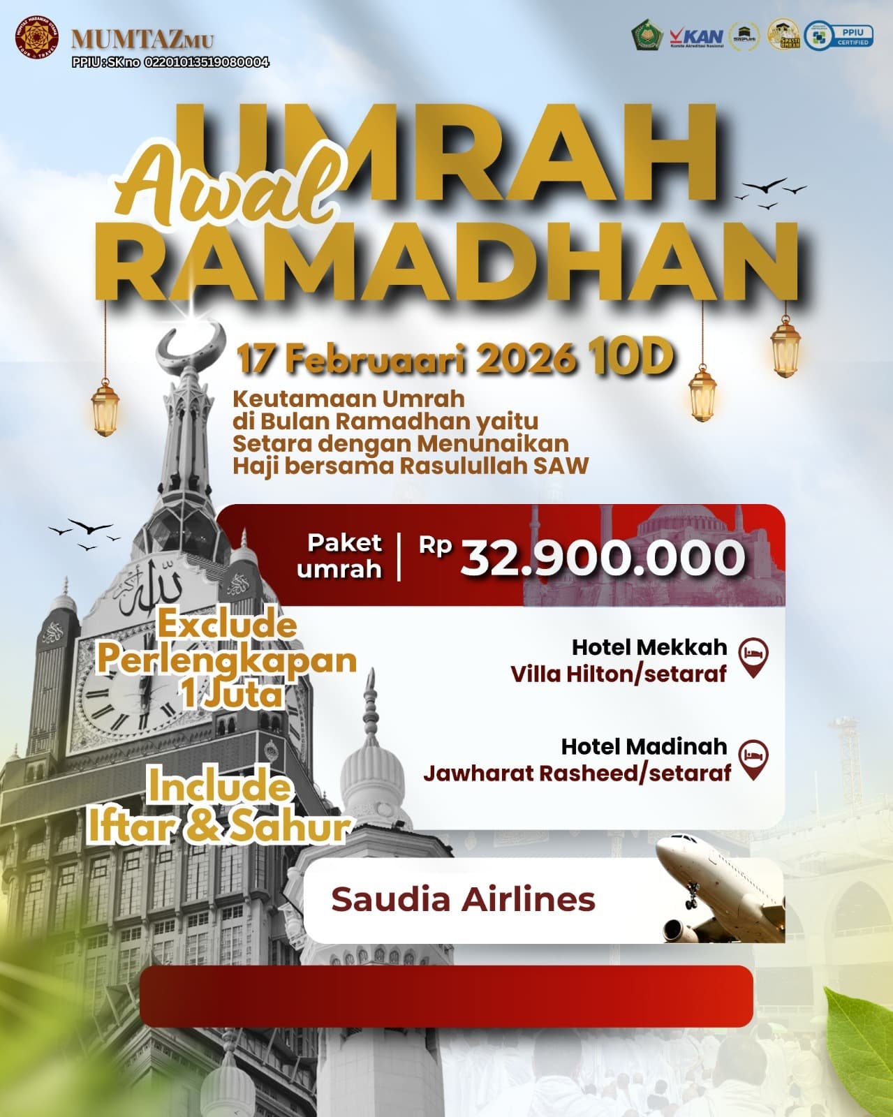 UMROH AWAL RAMADHAN