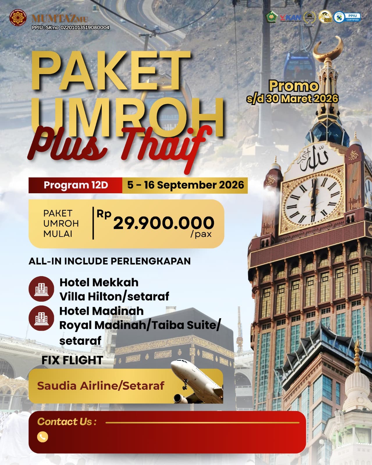 UMROH PLUS THAIF