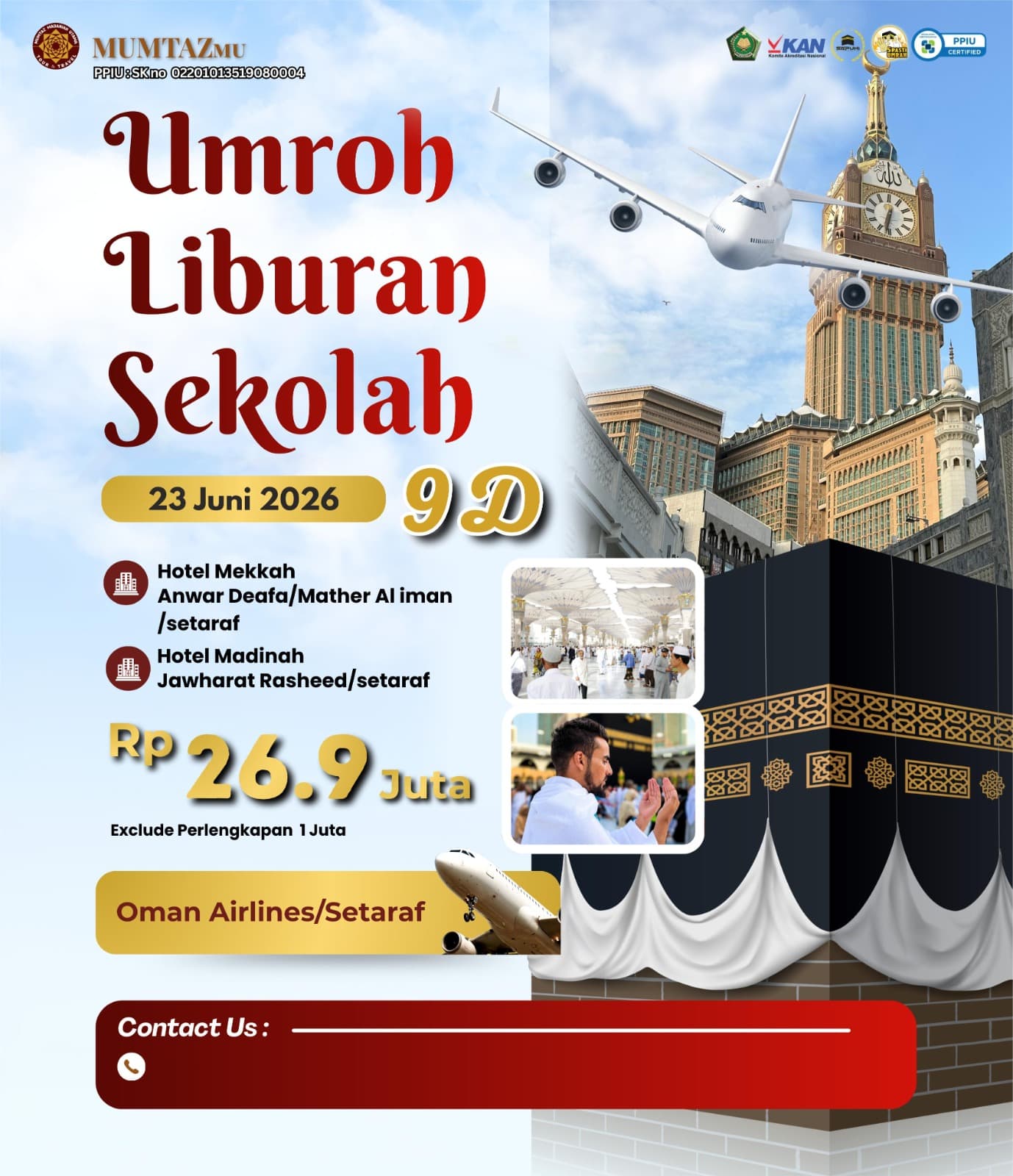 UMROH LIBURAN SEKOLAH