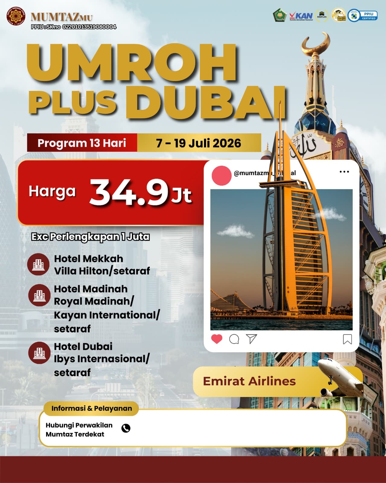 UMROH PLUS DUBAI